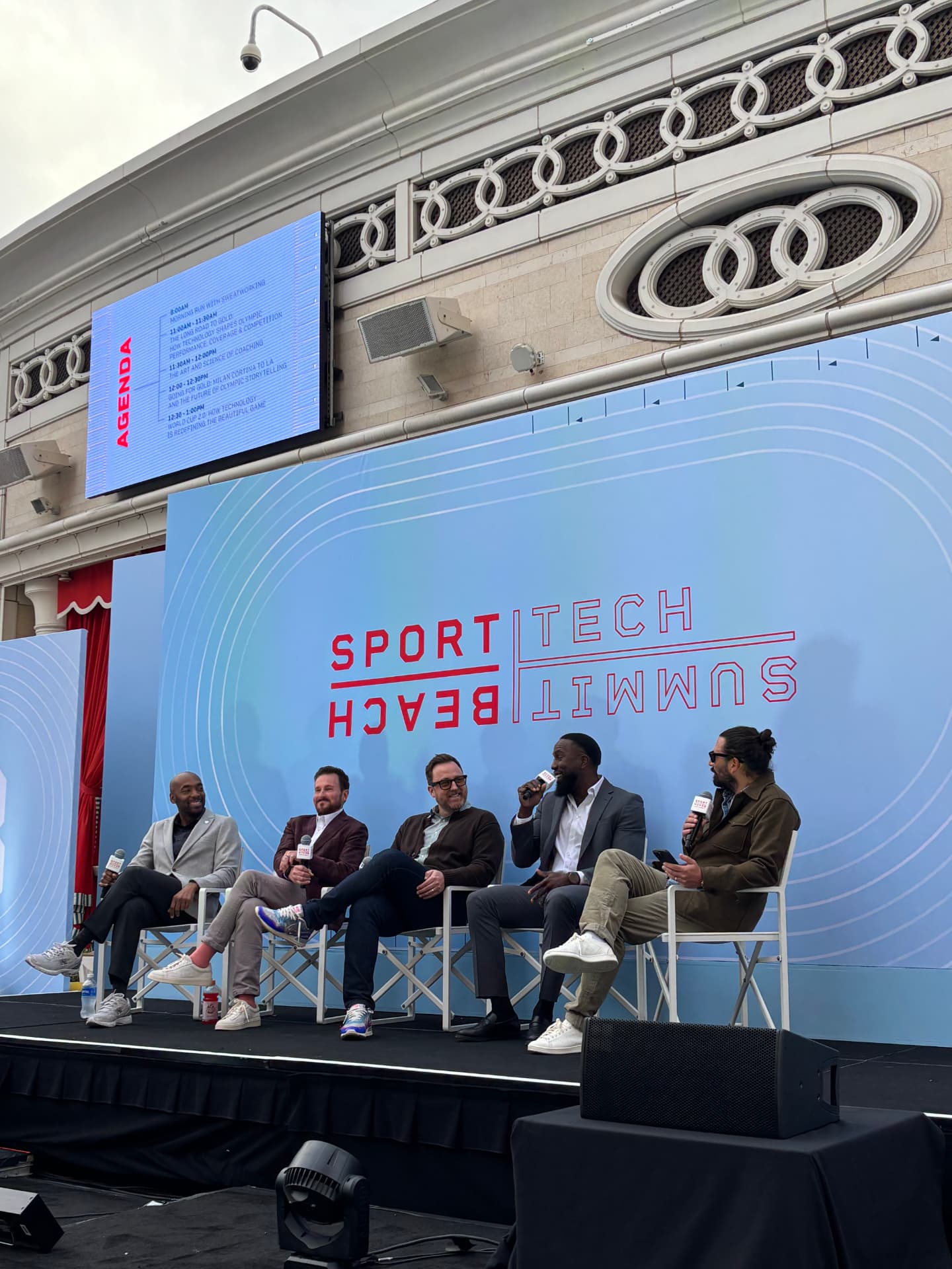 Sport Beach Tech Summit panel on technology in football