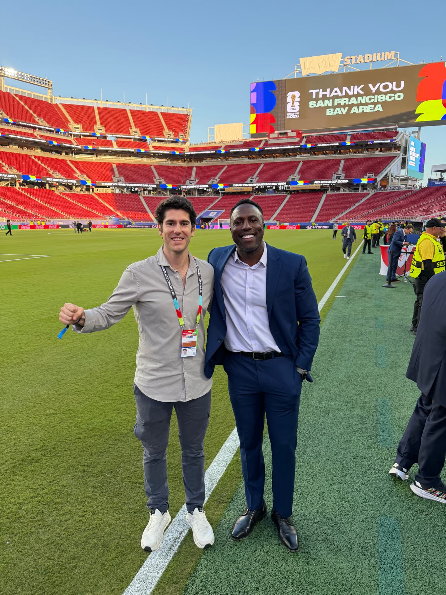 Pitchside at Levi's Stadium during FIFA World Cup 2026